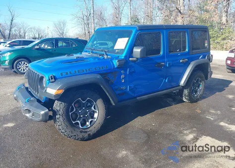 2023 Jeep Wrangler 4Xe Rubicon 4X4 z USA, uszkodzony, nr VIN 1C4JJXR63PW704220